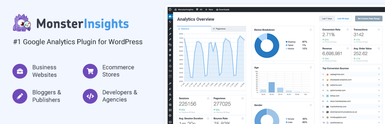 MonsterInsights Plugin for Blogs