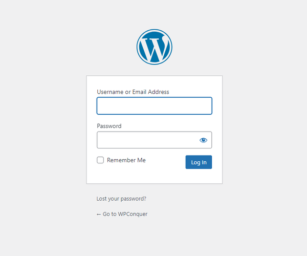 WordPress Login