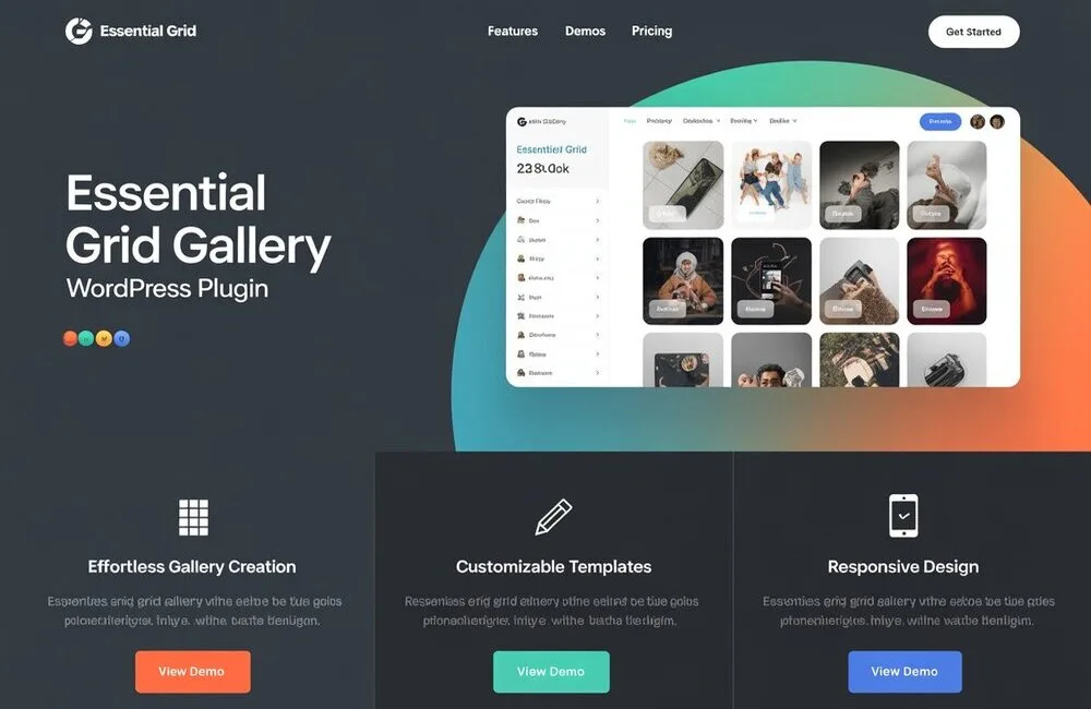 Features of the Essential Grid Gallery WordPress Plugin