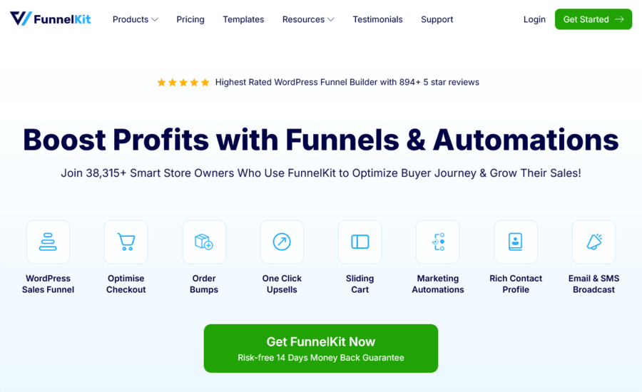 FunnelKit Sales Funnel Builder For WordPress - FunnelKit Vs CartFlows
